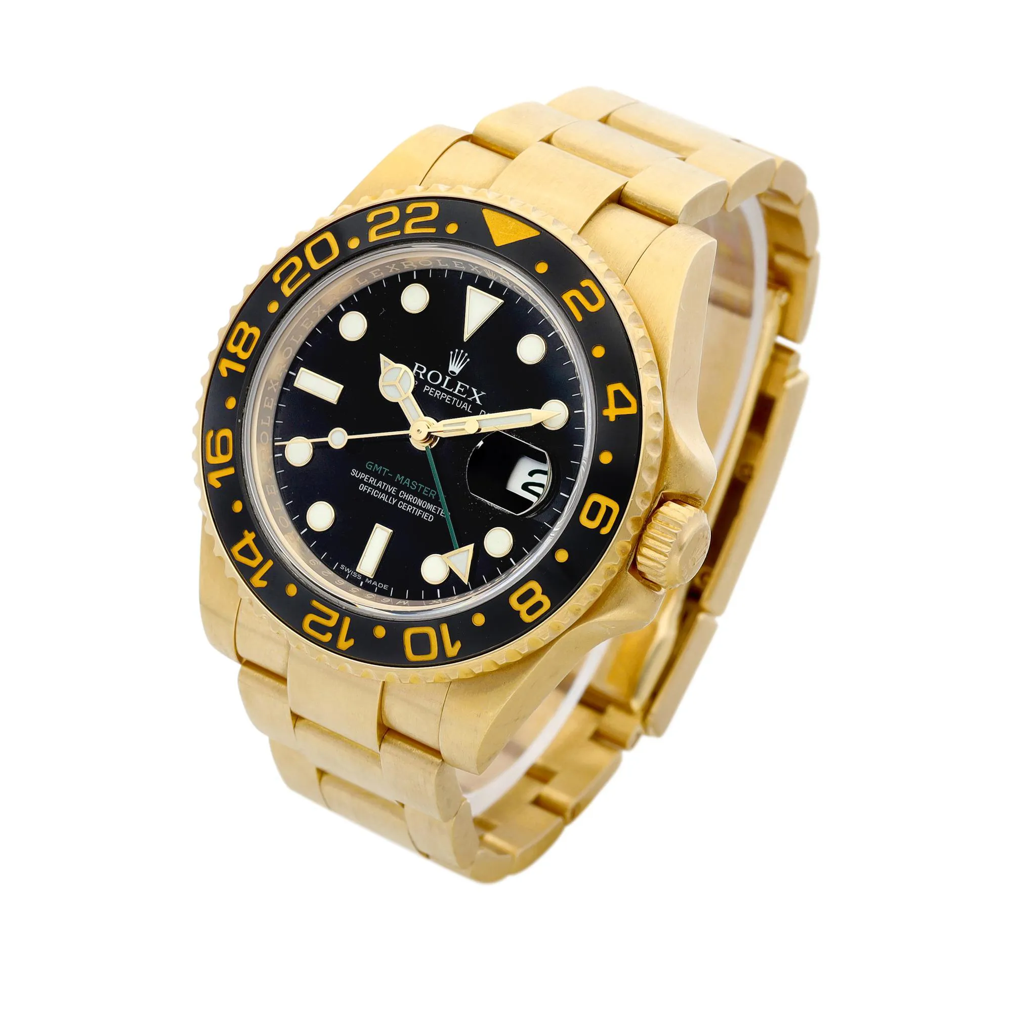 Rolex GMT-Master II 116718 40mm Yellow gold Black 4