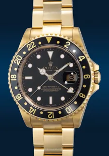 Rolex GMT-Master II 16718 Yellow gold Black