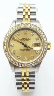 Rolex Datejust Diamond Golden