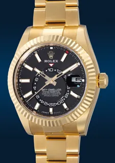 Rolex Sky-Dweller 336938 Yellow gold Black