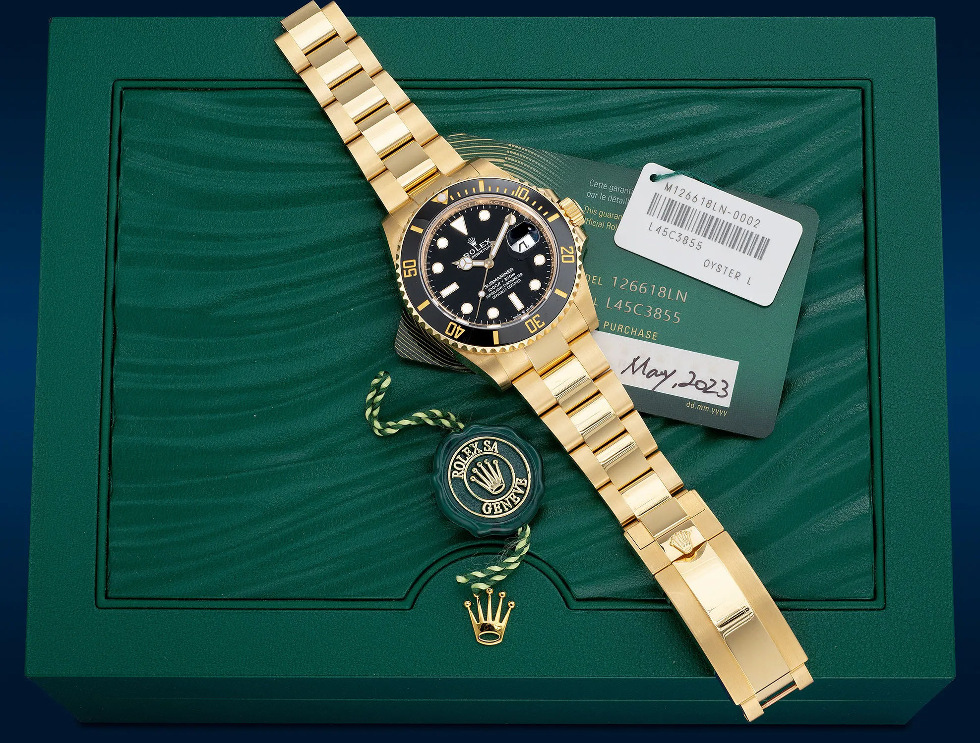 Rolex Submariner Date 126618LN 41mm Yellow gold 1