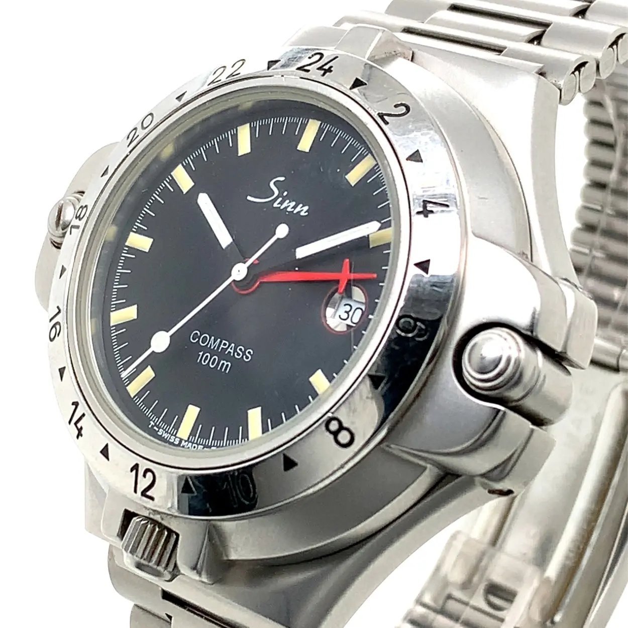 Sinn 171S GMT Compass 2.386.0.0.04 42mm Stainless steel Black 6