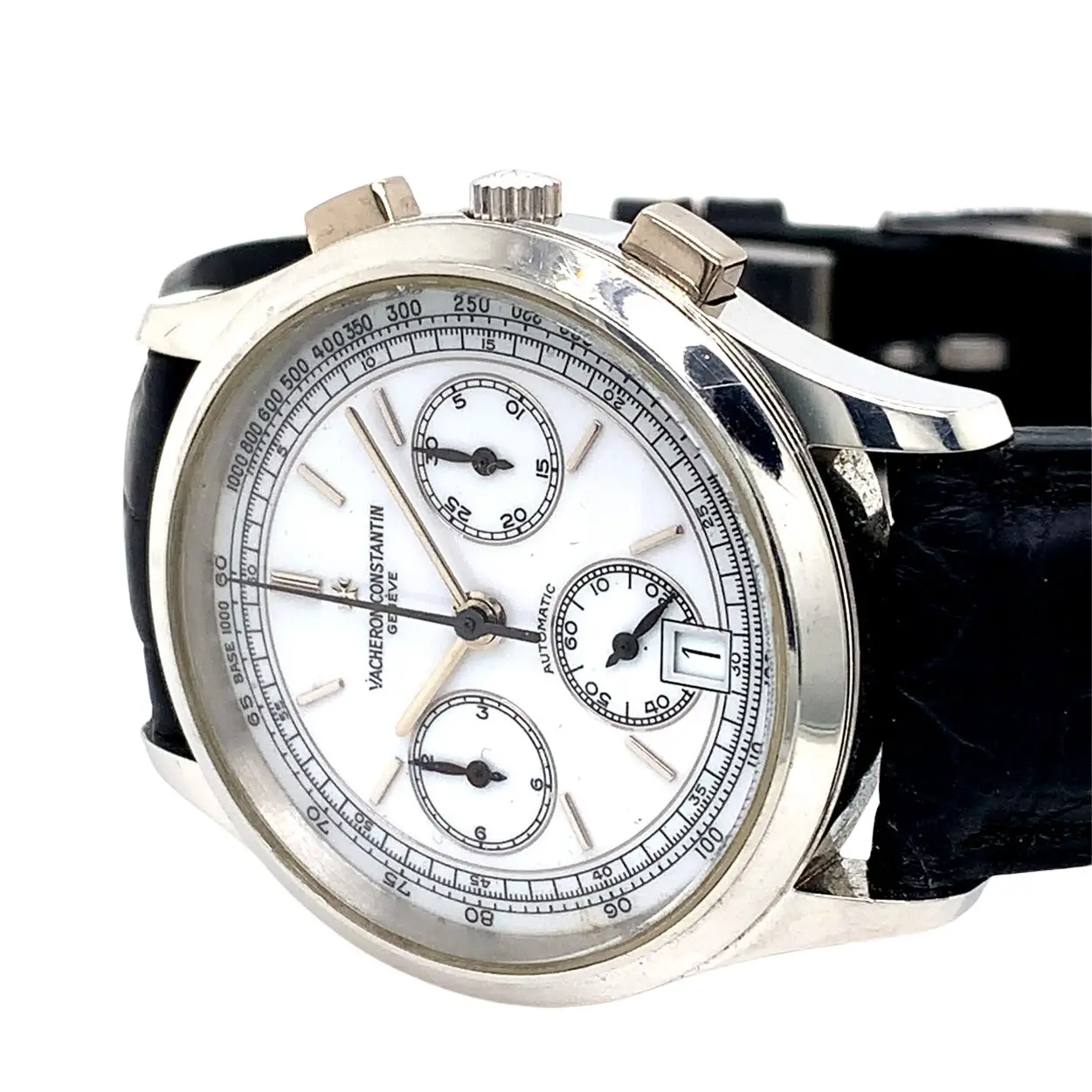 Vacheron Constantin Les Historiques Chronograph 49002/3 35mm Platinum Porcelain 3