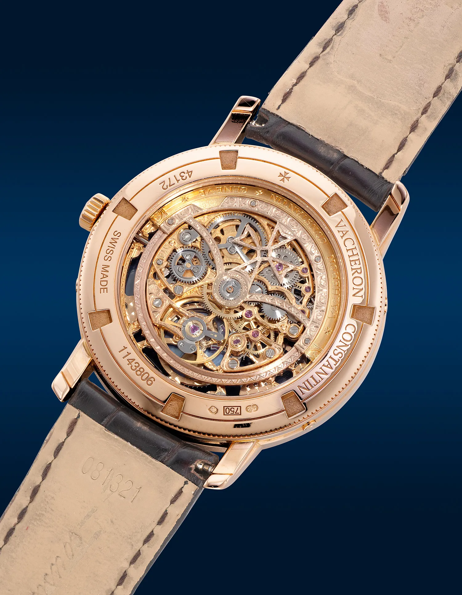 Vacheron Constantin Traditionnelle 43172/000R-9241 39mm Rose gold Skeleton 2