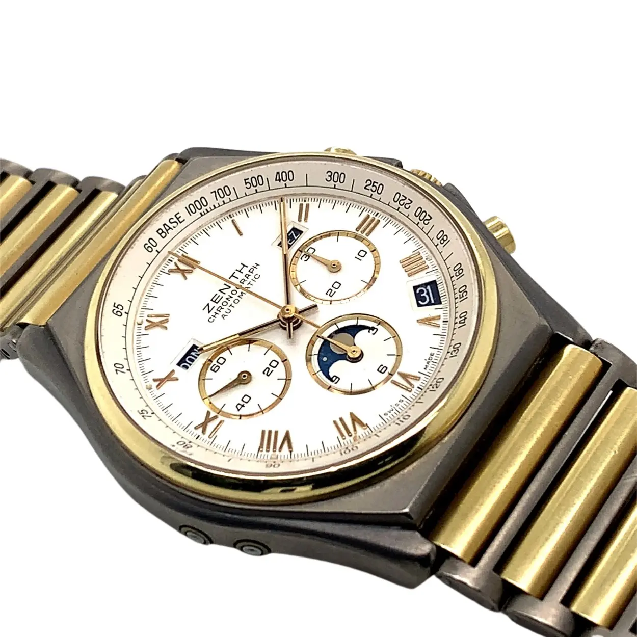 Zenith El Primero 92.0100.418 41mm Gold and titanium Silver 4