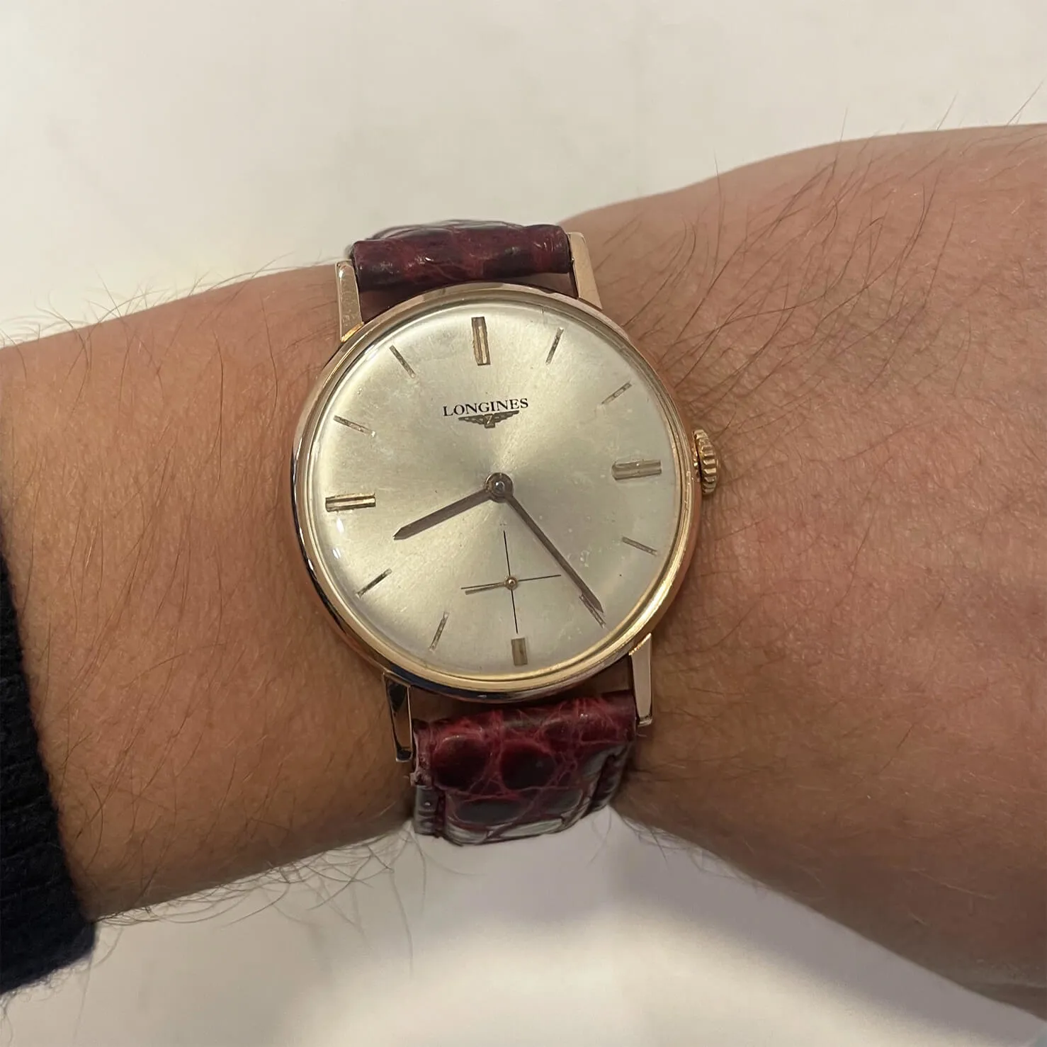 Longines 75153 34mm Oro rosa 18 kt bianco 5