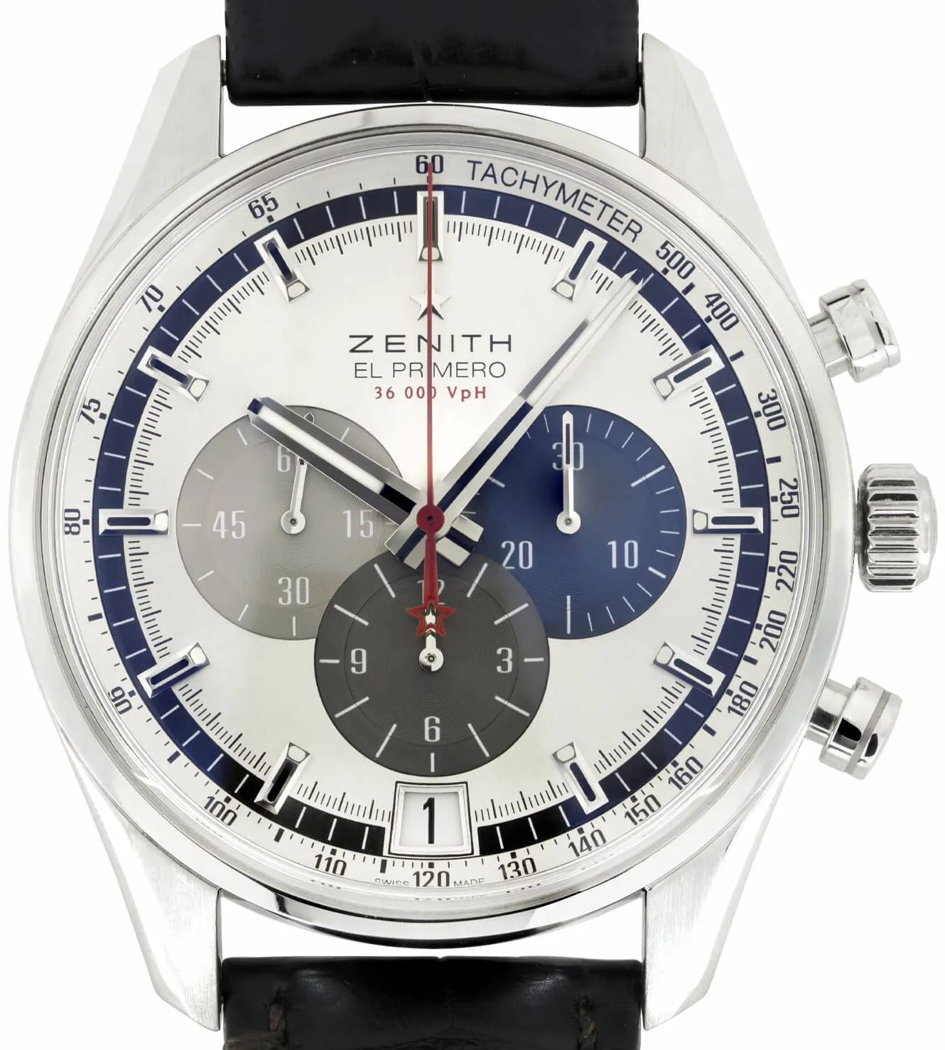 Zenith El Primero 03.2040.400 42mm Acciaio argento