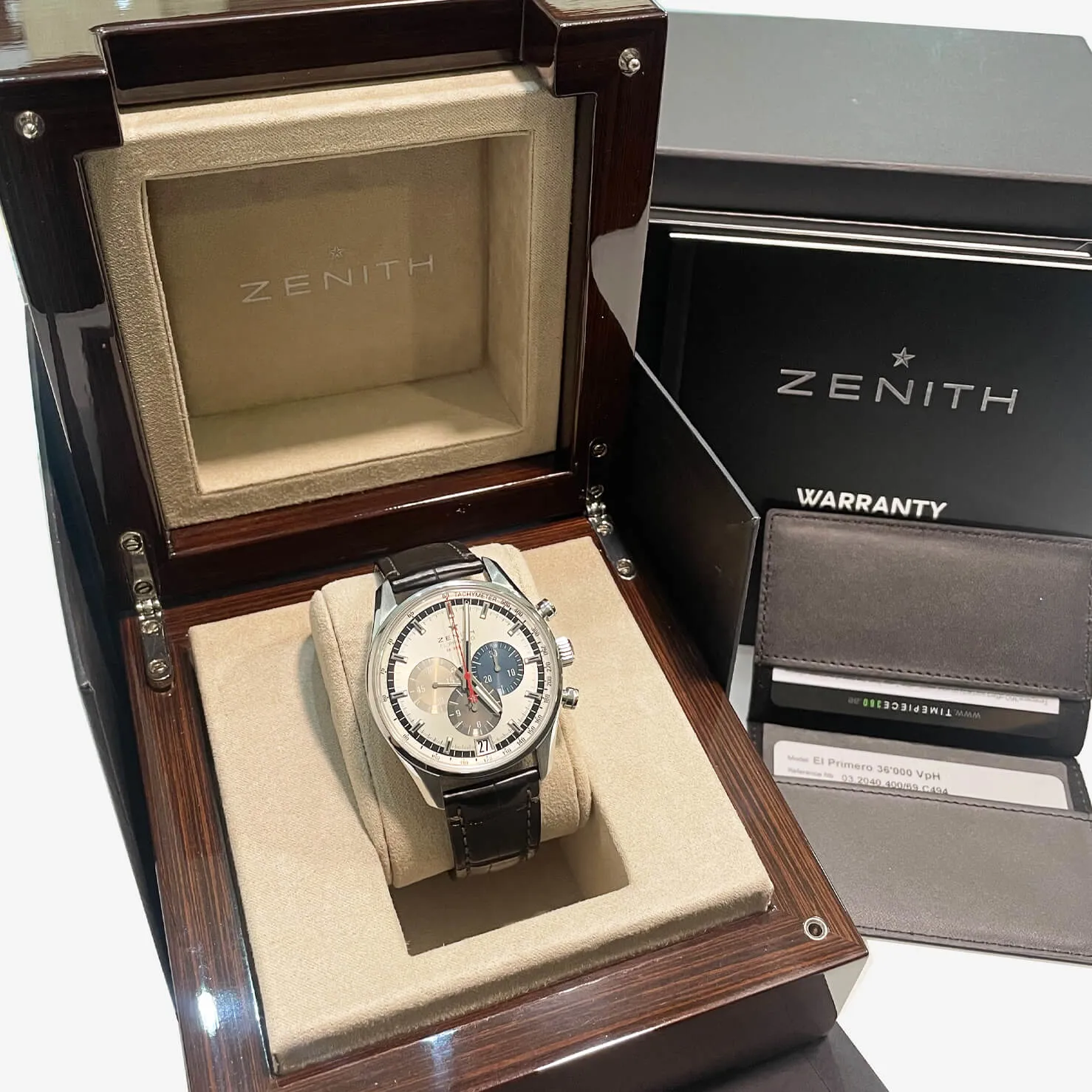 Zenith El Primero 03.2040.400 42mm Acciaio argento 4