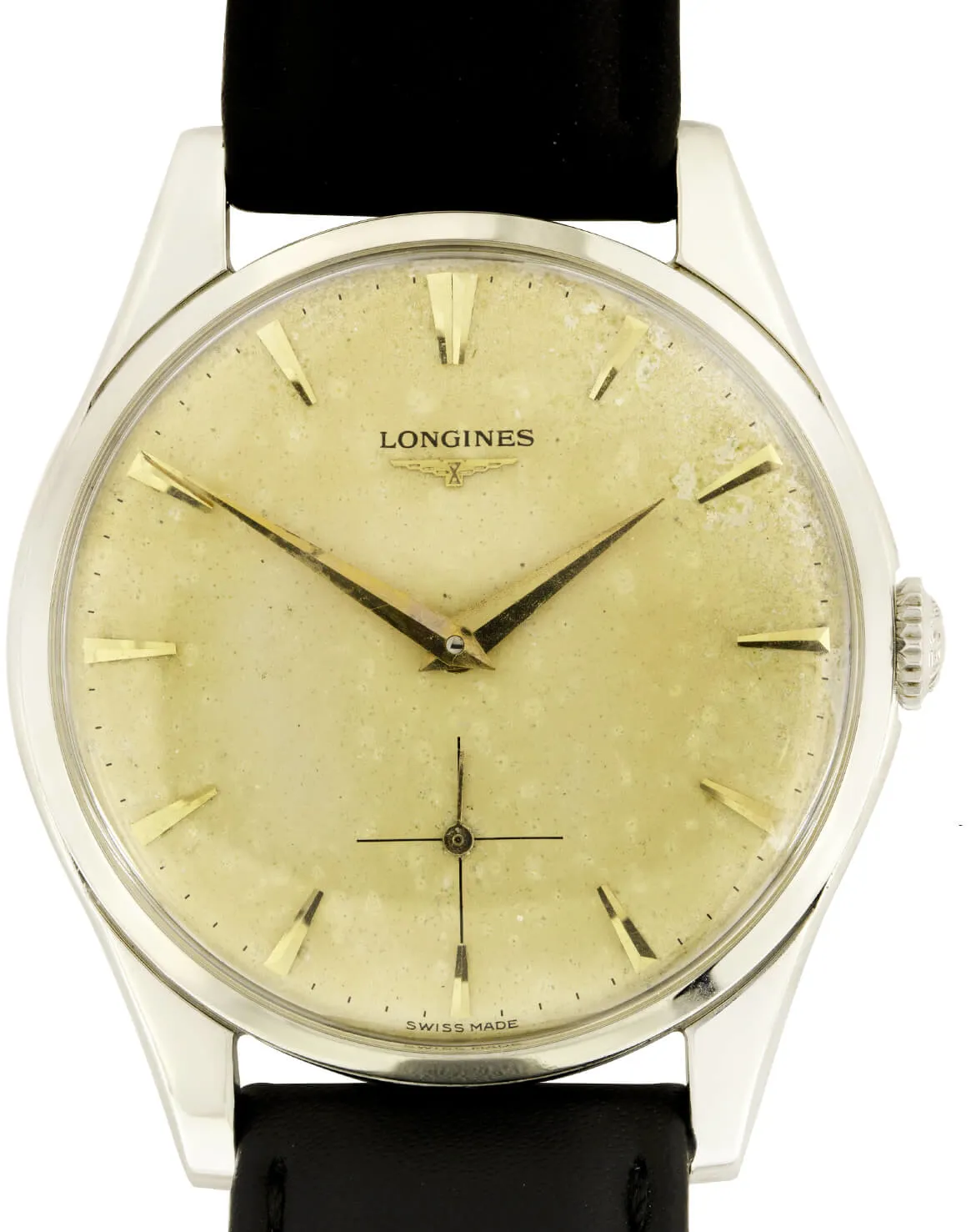 Longines 999 36mm Acciaio bianco