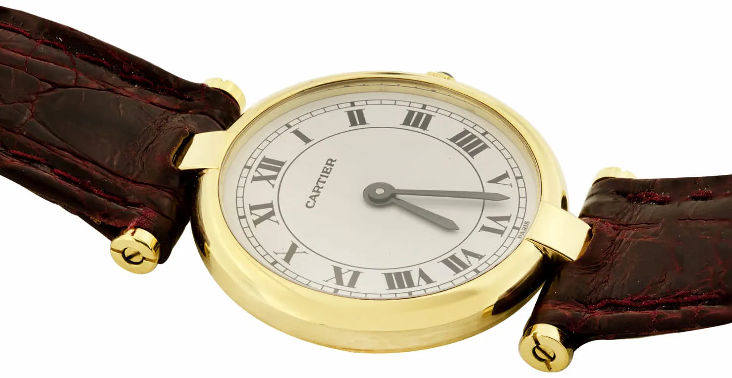 Cartier Vendôme 8100 25mm Oro giallo 18kt bianco 3