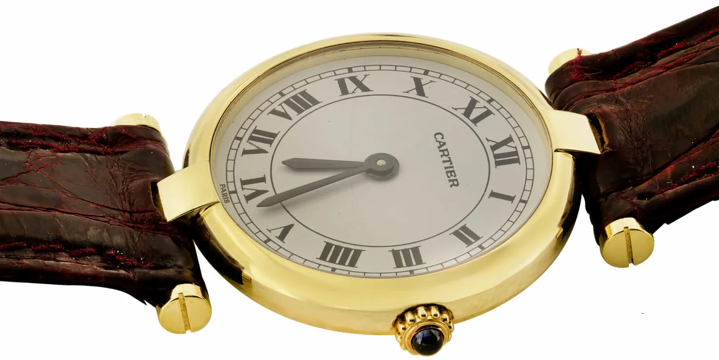 Cartier Vendôme 8100 25mm Oro giallo 18kt bianco 4