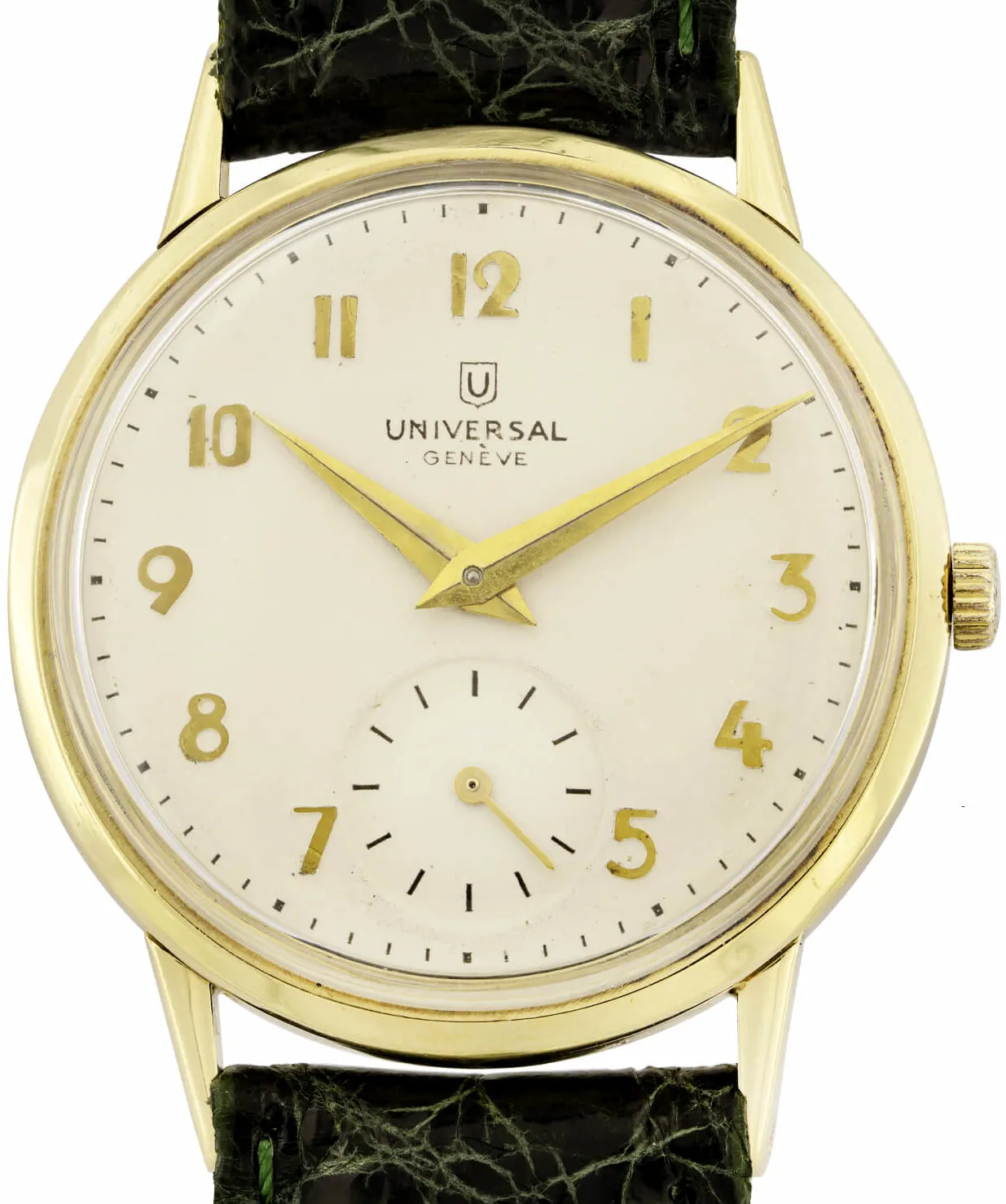 Universal Genève 112130 33mm Oro giallo 18kt bianco