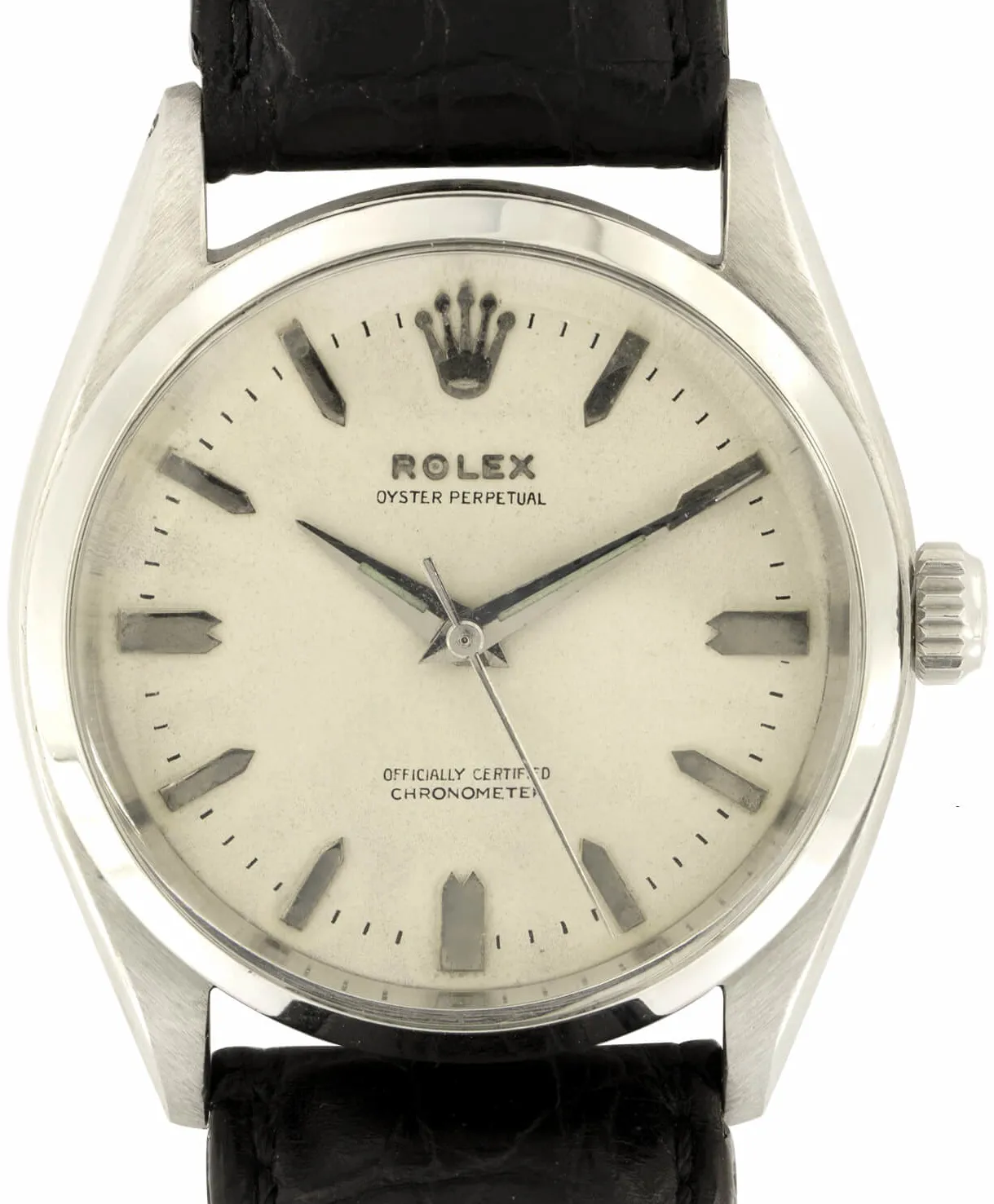 Rolex Oyster Perpetual 6565 34mm Acciaio bianco