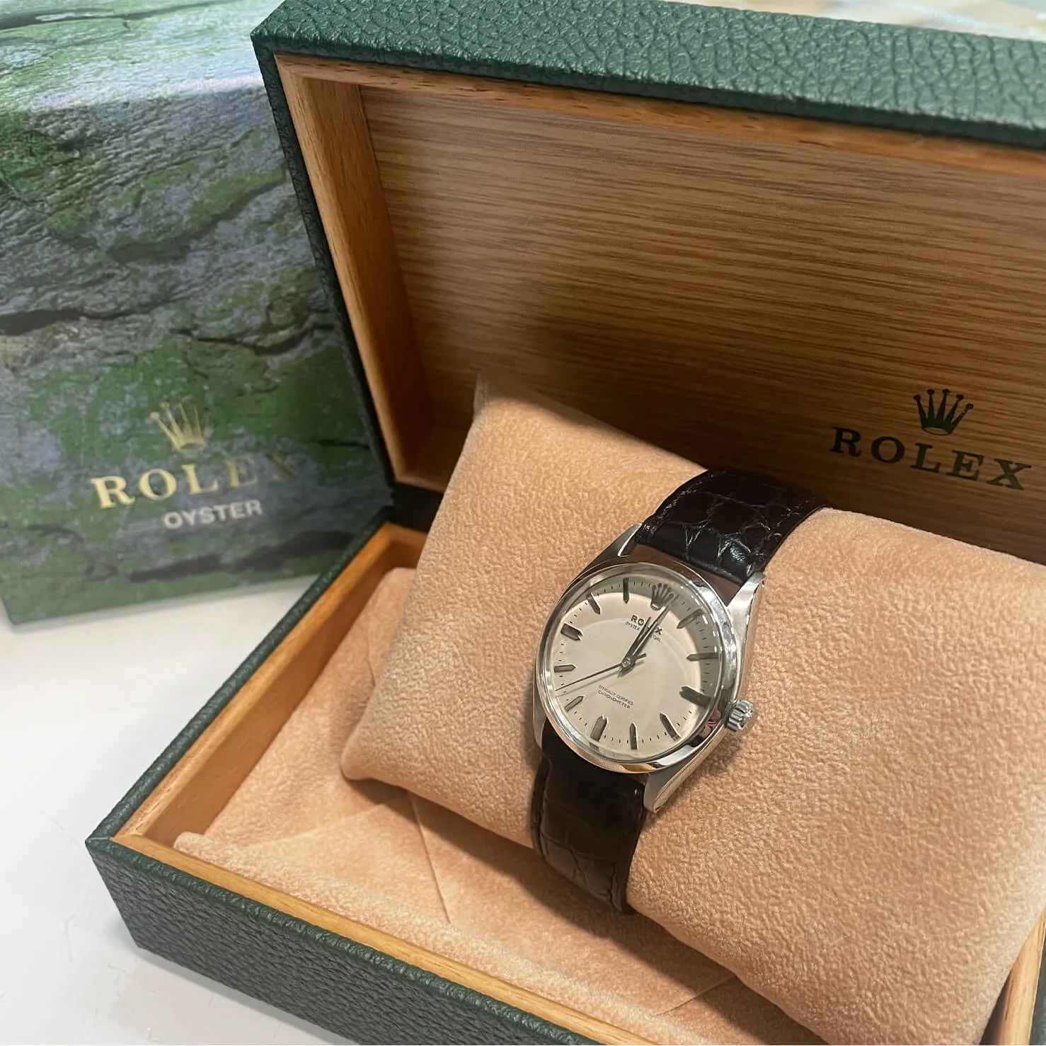 Rolex Oyster Perpetual 6565 34mm Acciaio bianco 2