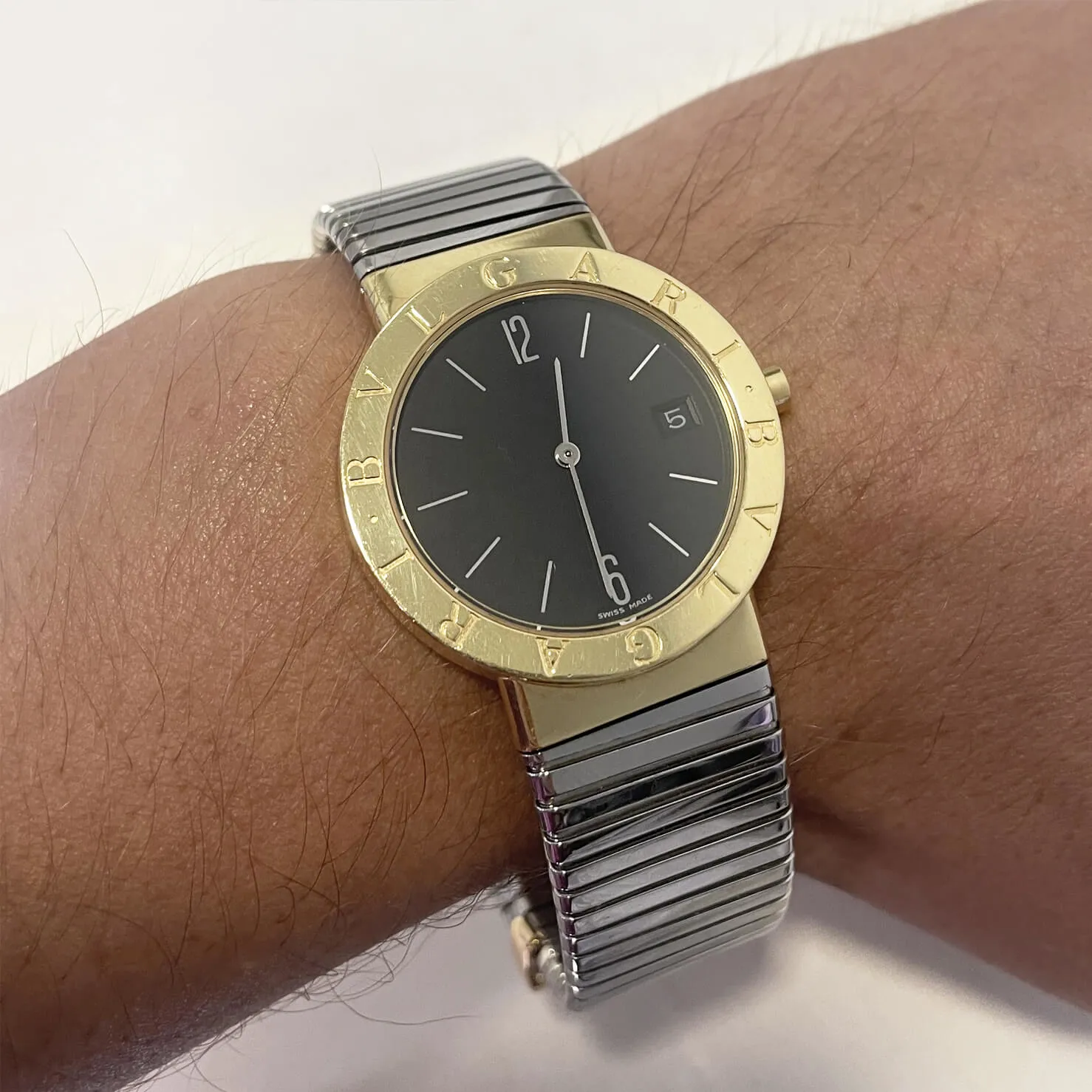 Bulgari Bulgari BB 33 GSCD 33mm Oro giallo 18kt nero 4