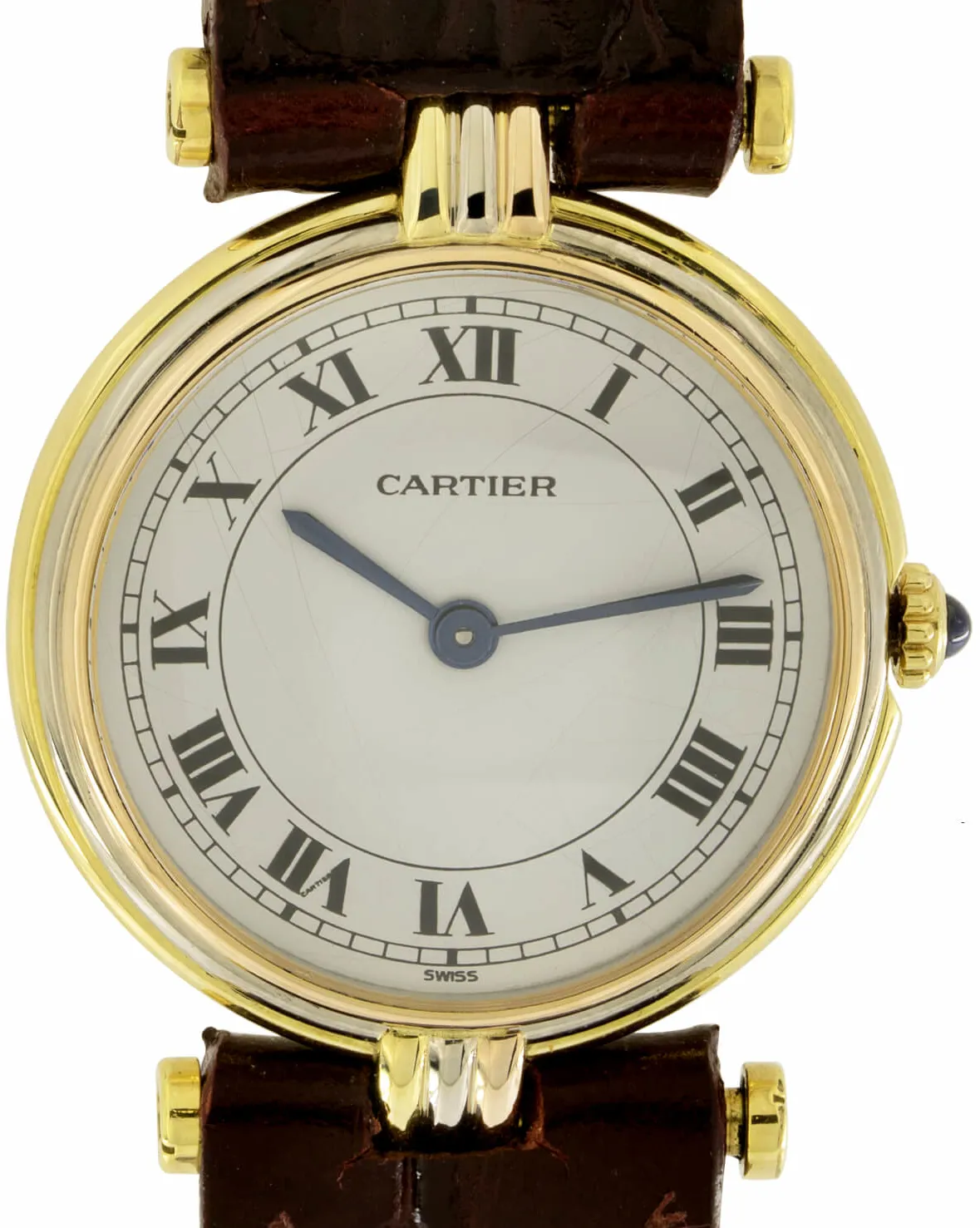 Cartier Vendôme 8100 25mm Oro bianco giallo e rosa 18kt bianco