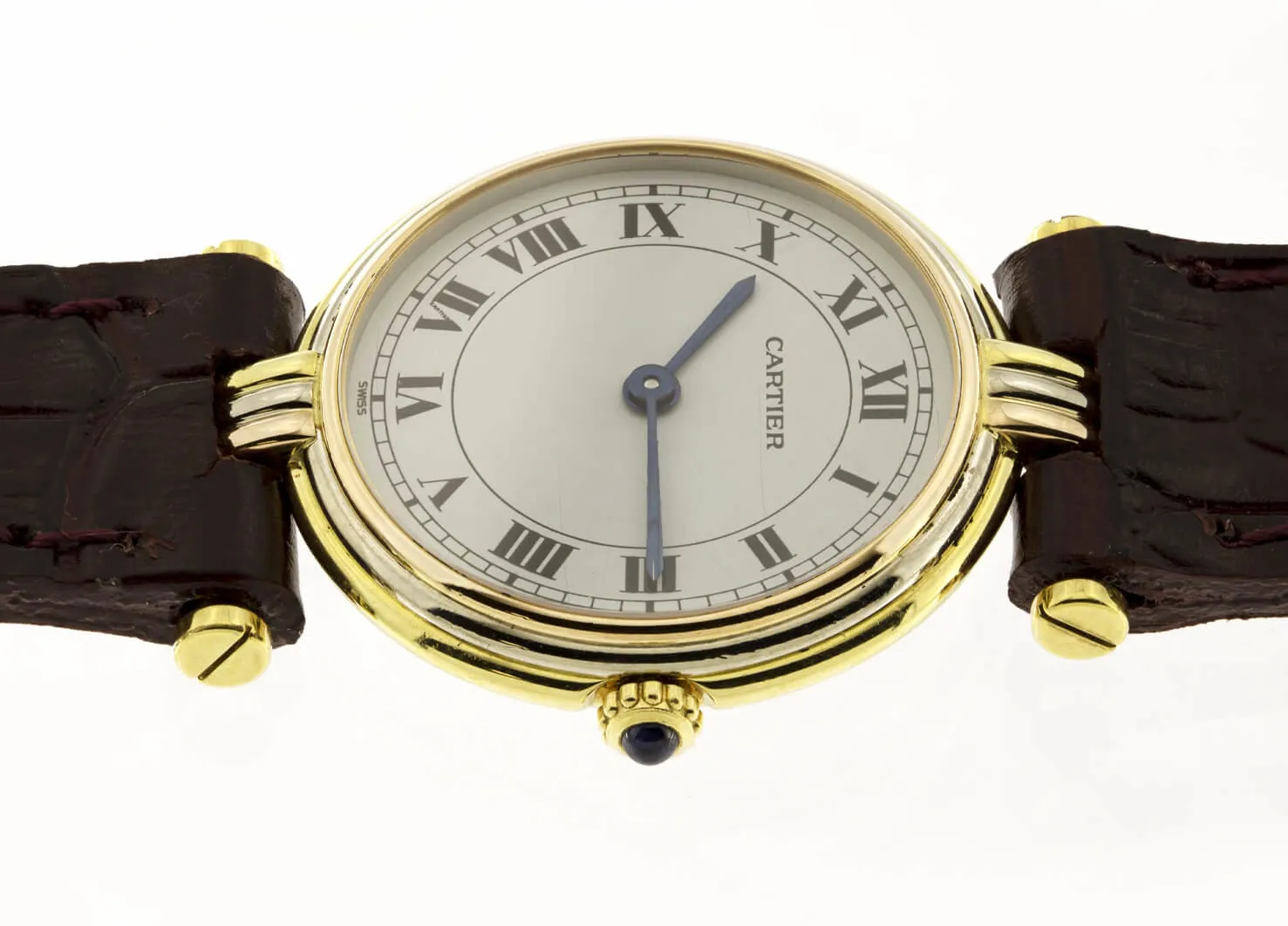 Cartier Vendôme 8100 25mm Oro bianco giallo e rosa 18kt bianco 2