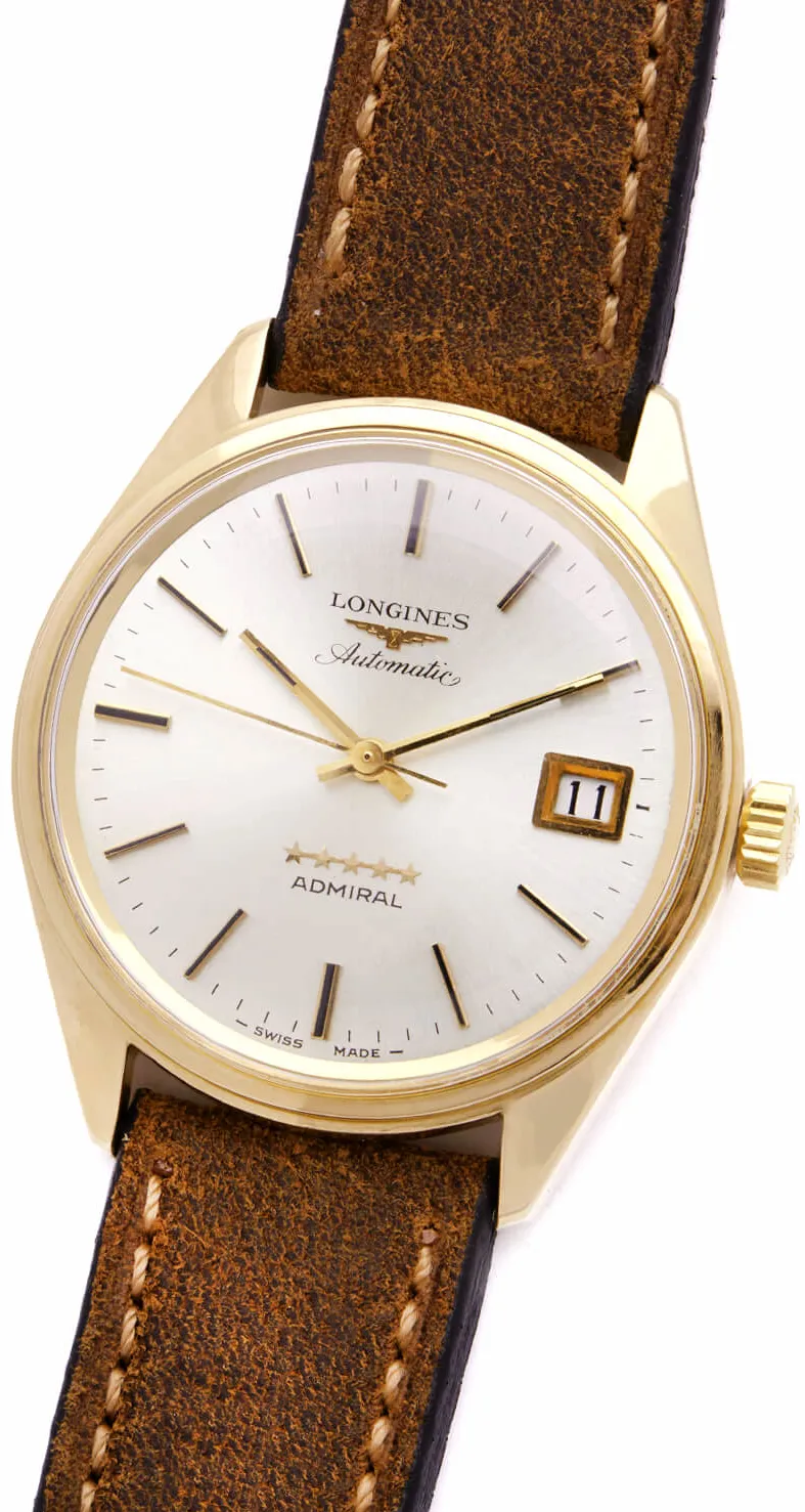 Longines Admiral 8295 1 35mm Oro giallo 18kt Silver