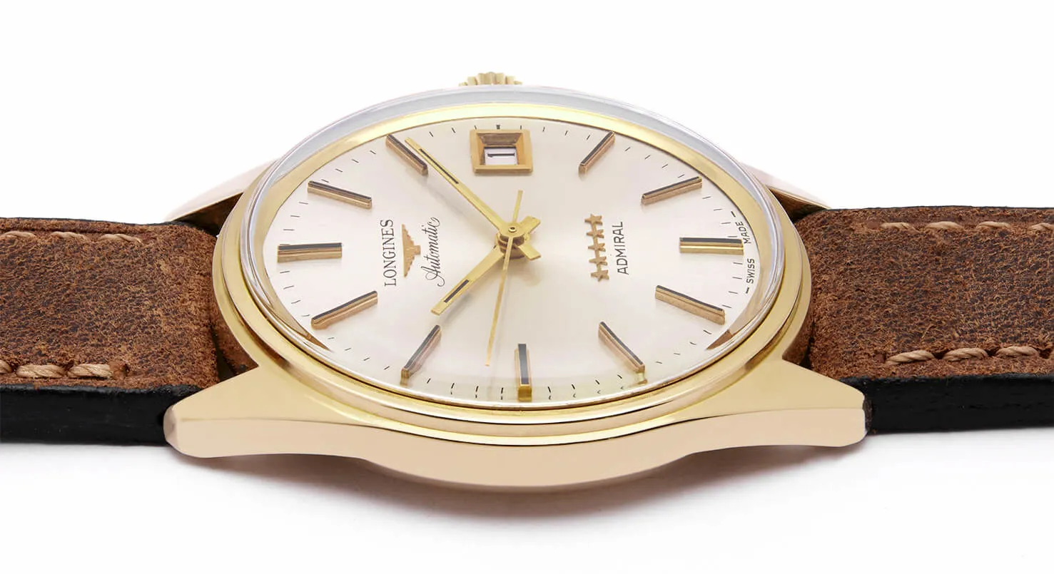 Longines Admiral 8295 1 35mm Oro giallo 18kt Silver 1