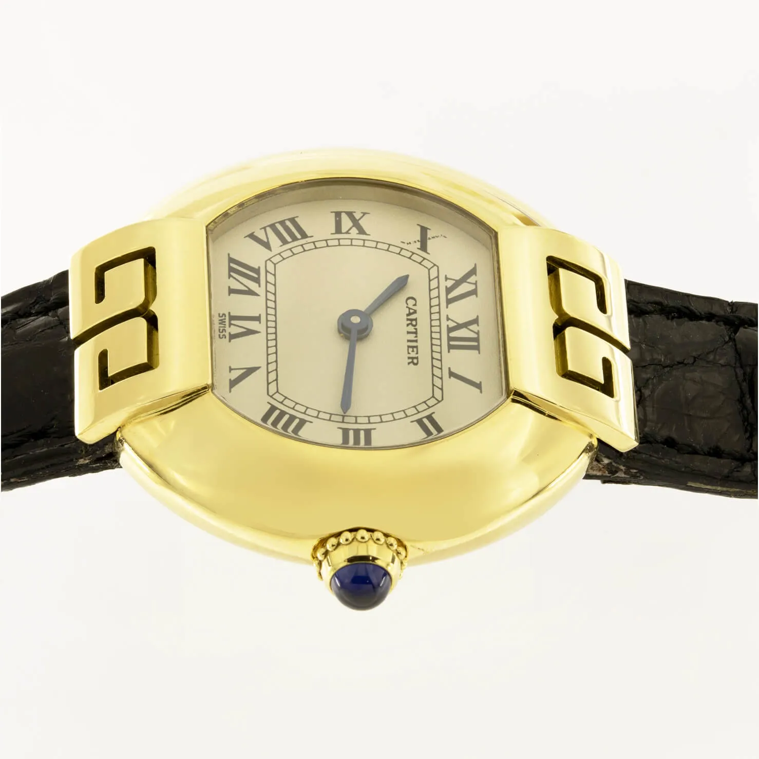 Cartier Ellipse 1480 26mm Oro giallo 18kt bianco 2