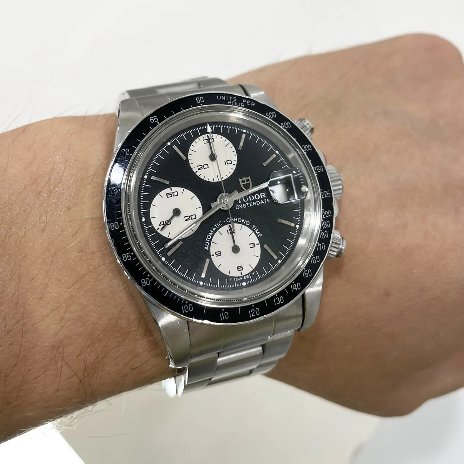 Tudor Big Block chronograph 79160 40mm Acciaio nero 6