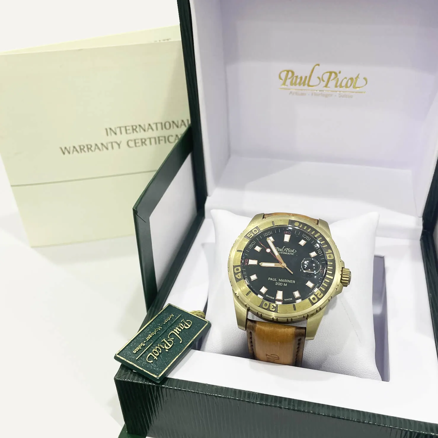 Paul Picot Mariner P4352BZ 42mm Bronzo nero 4