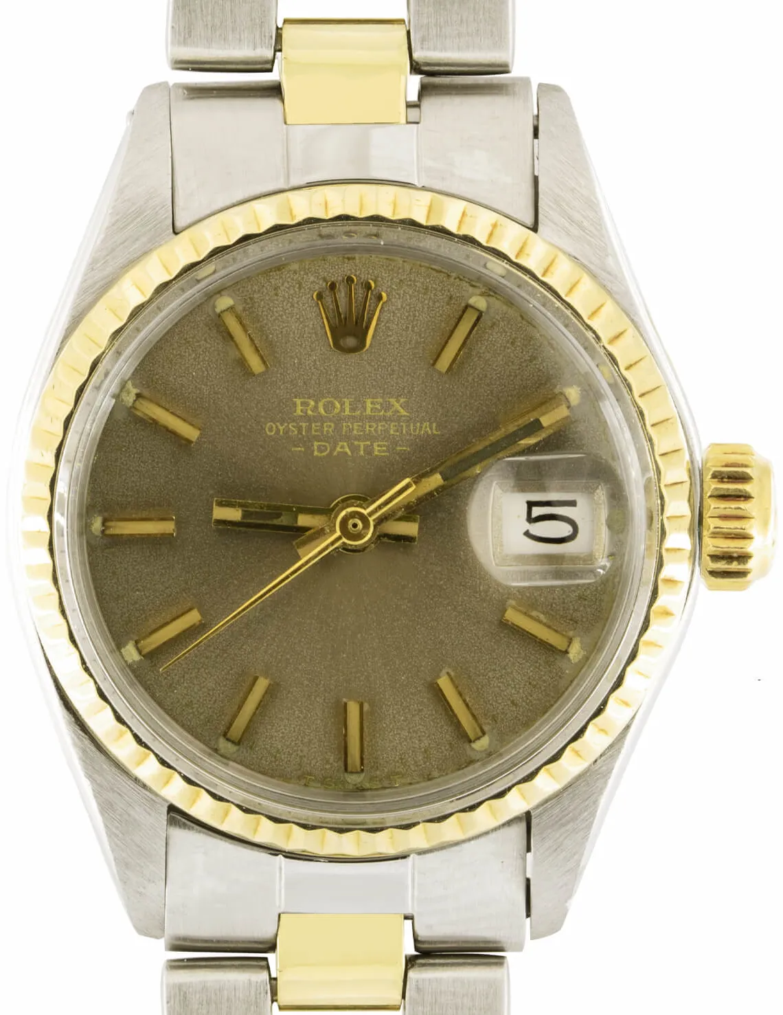 Rolex Oyster Perpetual Date 6517 25mm Acciaio e oro oro