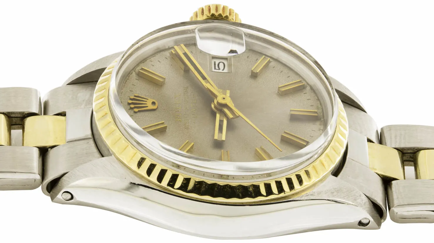 Rolex Oyster Perpetual Date 6517 25mm Acciaio e oro oro 4