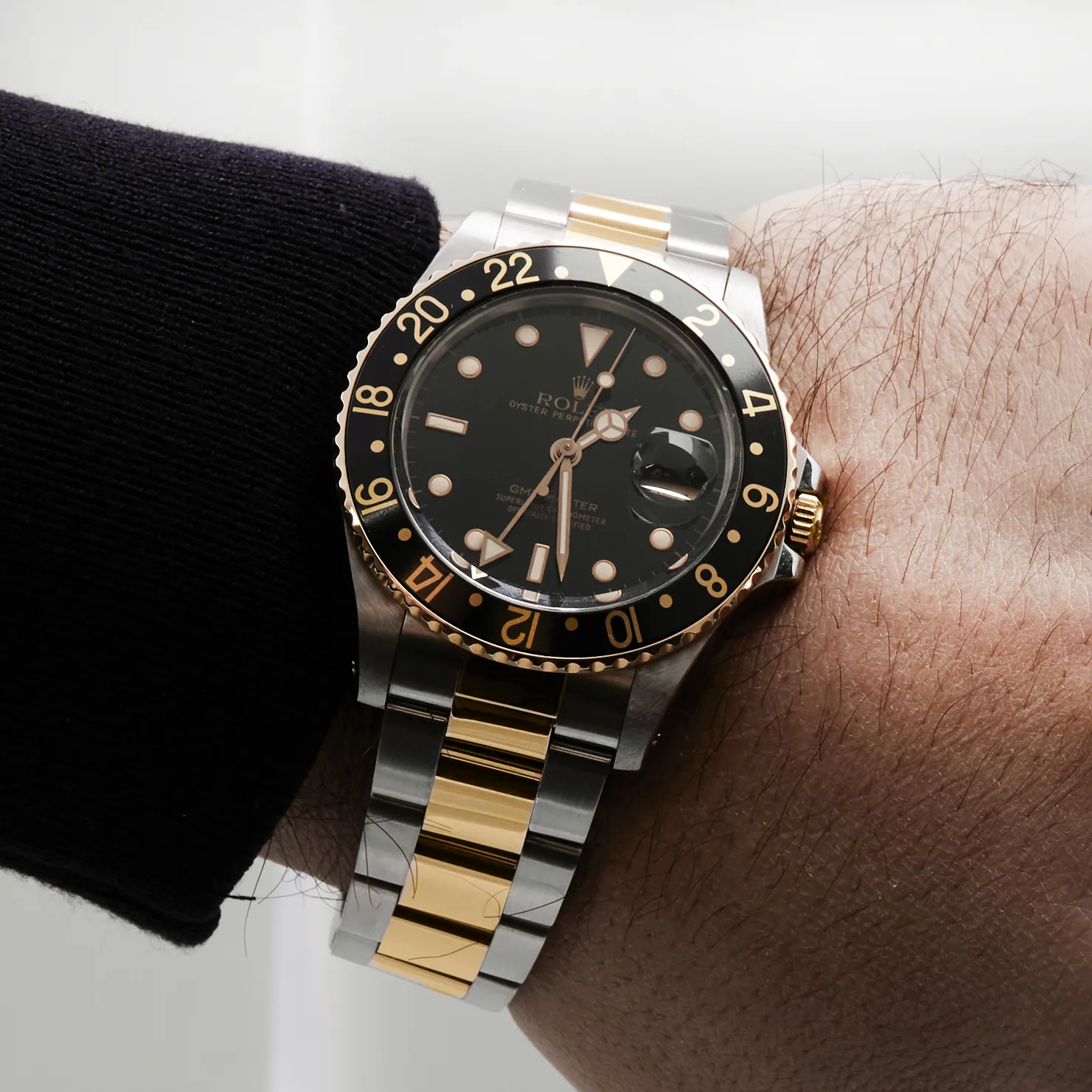 Rolex GMT-Master 16753 40mm Acciaio e oro nero 5