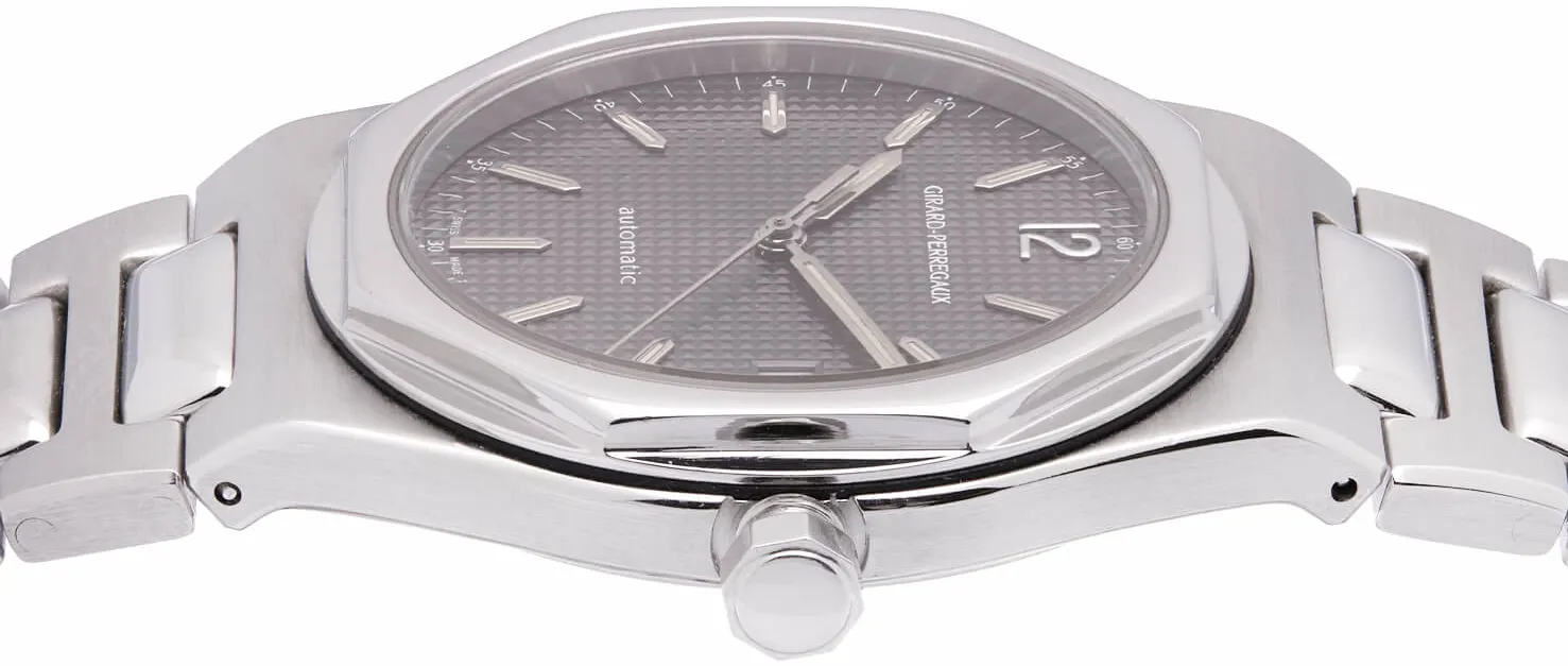 Girard-Perregaux Laureato 8010 36mm Acciaio grigio 2