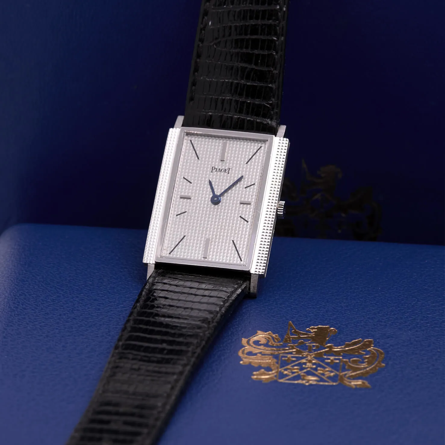 Piaget 9212 23mm Oro bianco 18kt grigio 2