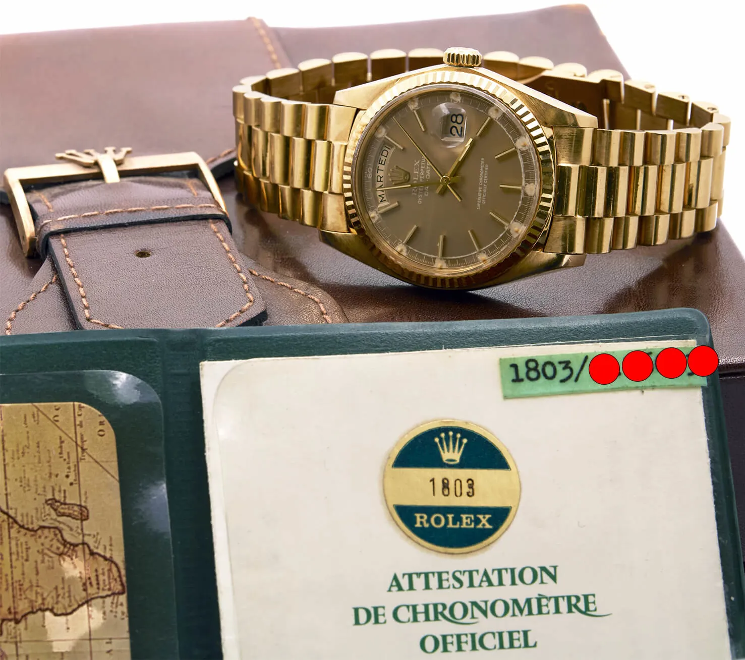 Rolex Day-Date 36 1803 36mm Oro giallo 18kt Caramel 4