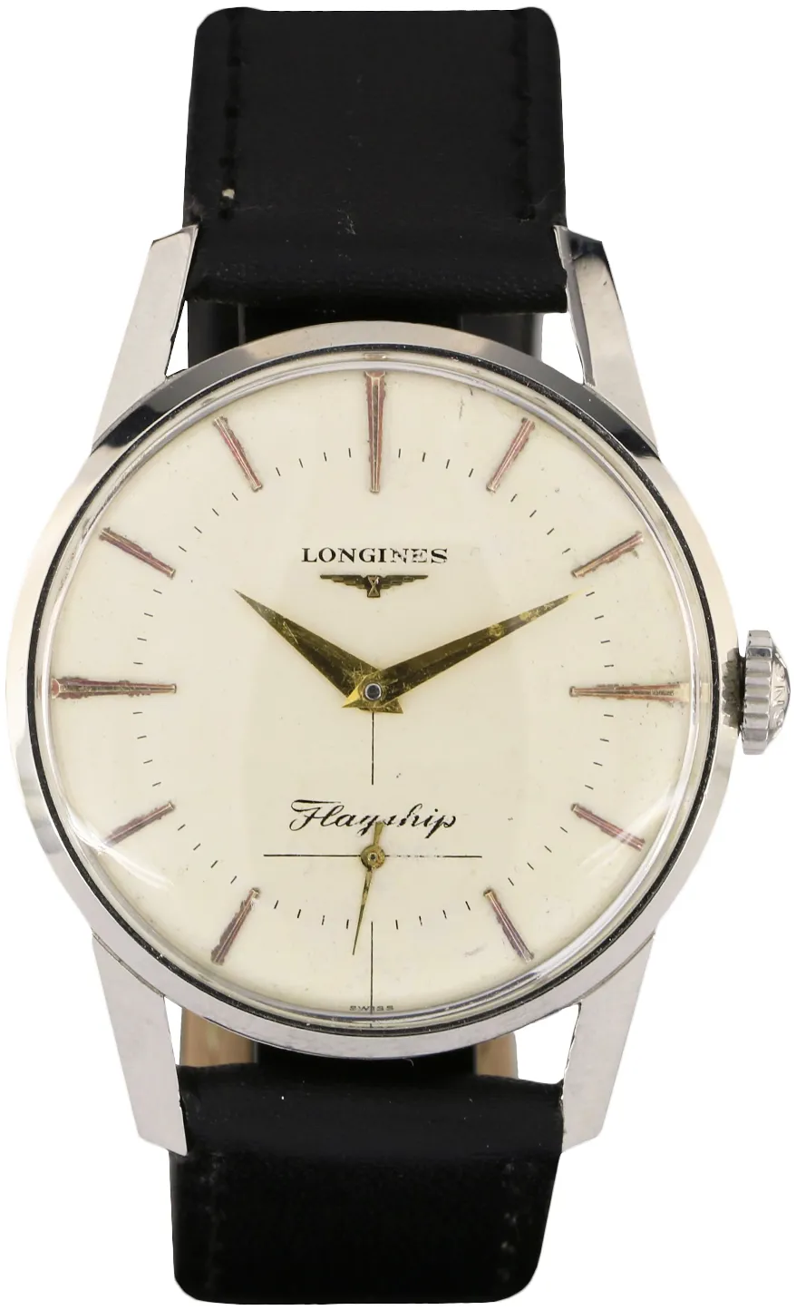 Longines Flagship 34mm Acciaio Bianco