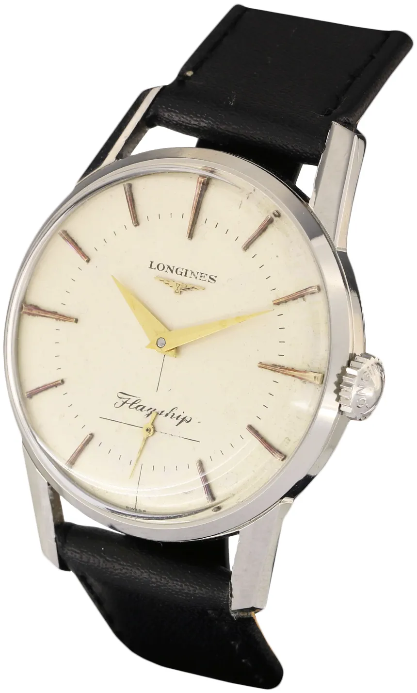 Longines Flagship 34mm Acciaio Bianco 2