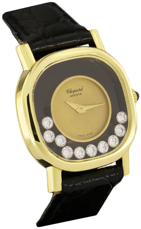 Chopard Happy Diamonds 5089/6 25mm Oro giallo 18 kt Nero e Oro 1