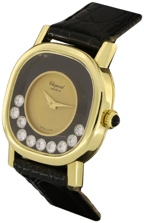 Chopard Happy Diamonds 5089/6 25mm Oro giallo 18 kt Nero e Oro 2