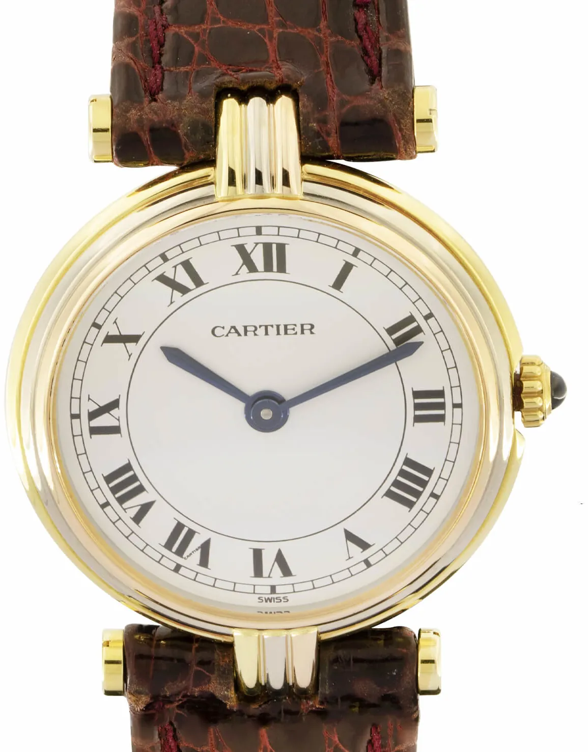 Cartier Vendôme 8100 30mm Oro bianco giallo e rosa 18kt bianco