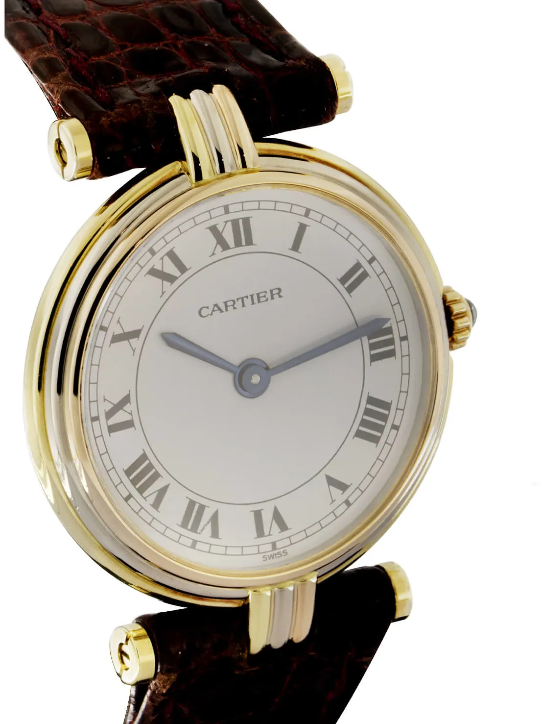 Cartier Vendôme 8100 30mm Oro bianco giallo e rosa 18kt bianco 5