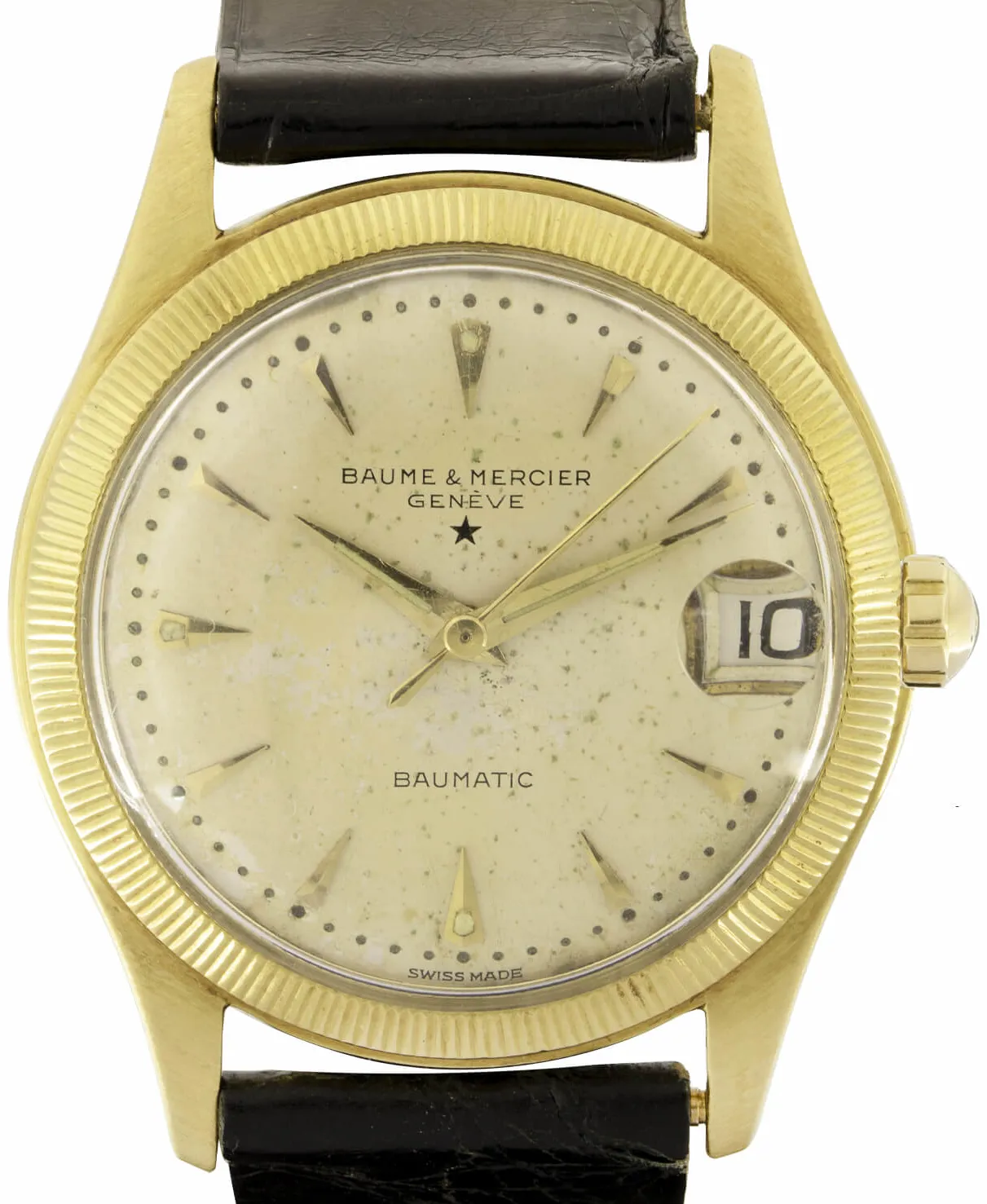 Baume & Mercier 3173.1 34mm Oro giallo 18kt Panna