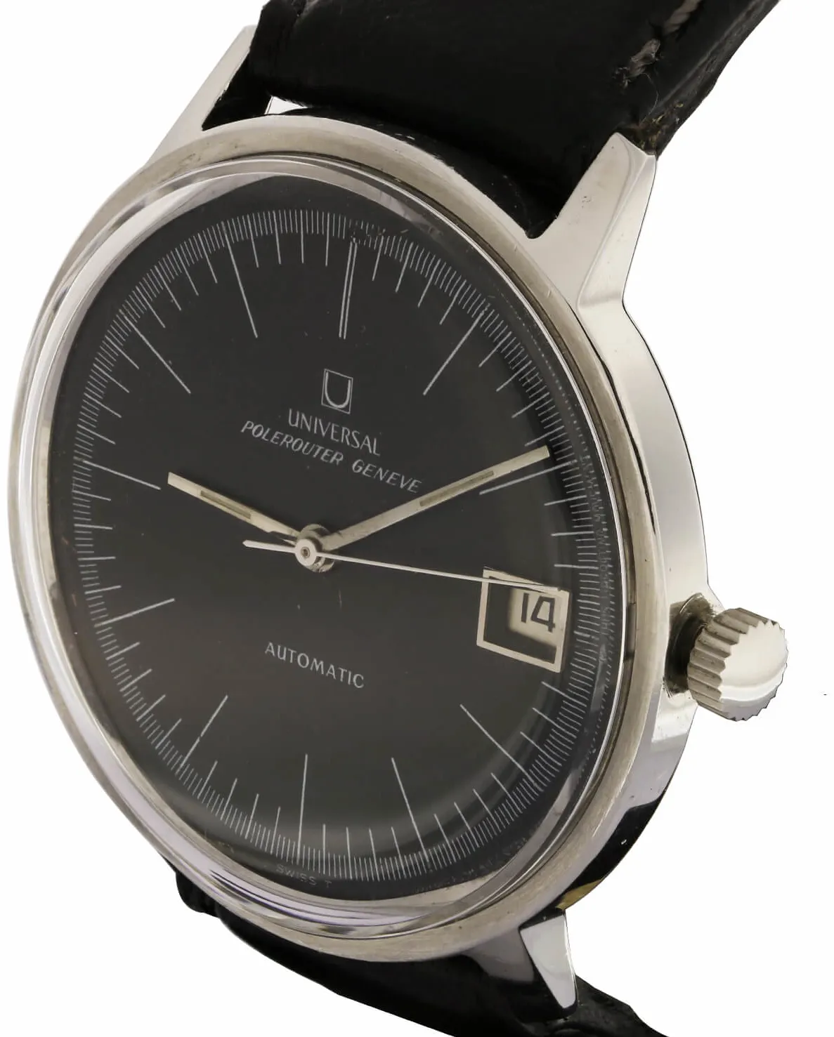 Universal Genève Polerouter 869.114.04 36.5mm Acciaio nero 2