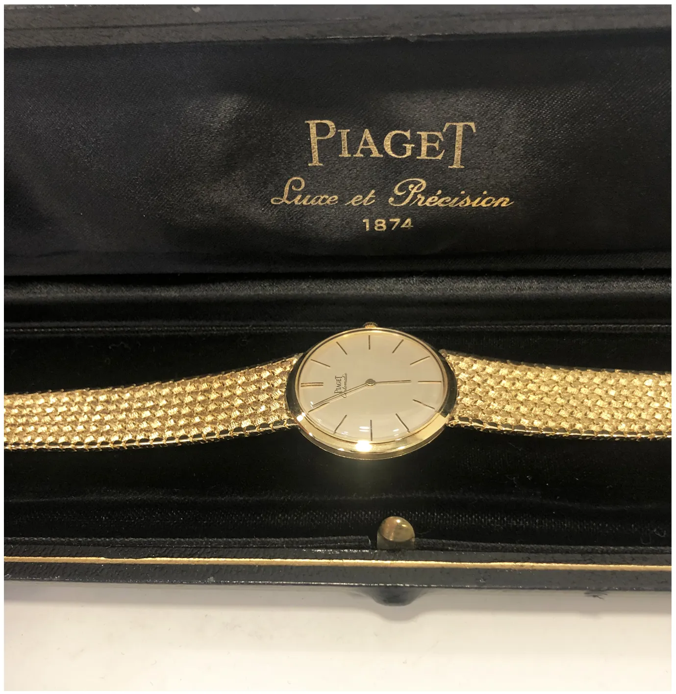 Piaget Classic 12603 32mm Oro giallo bianco 5