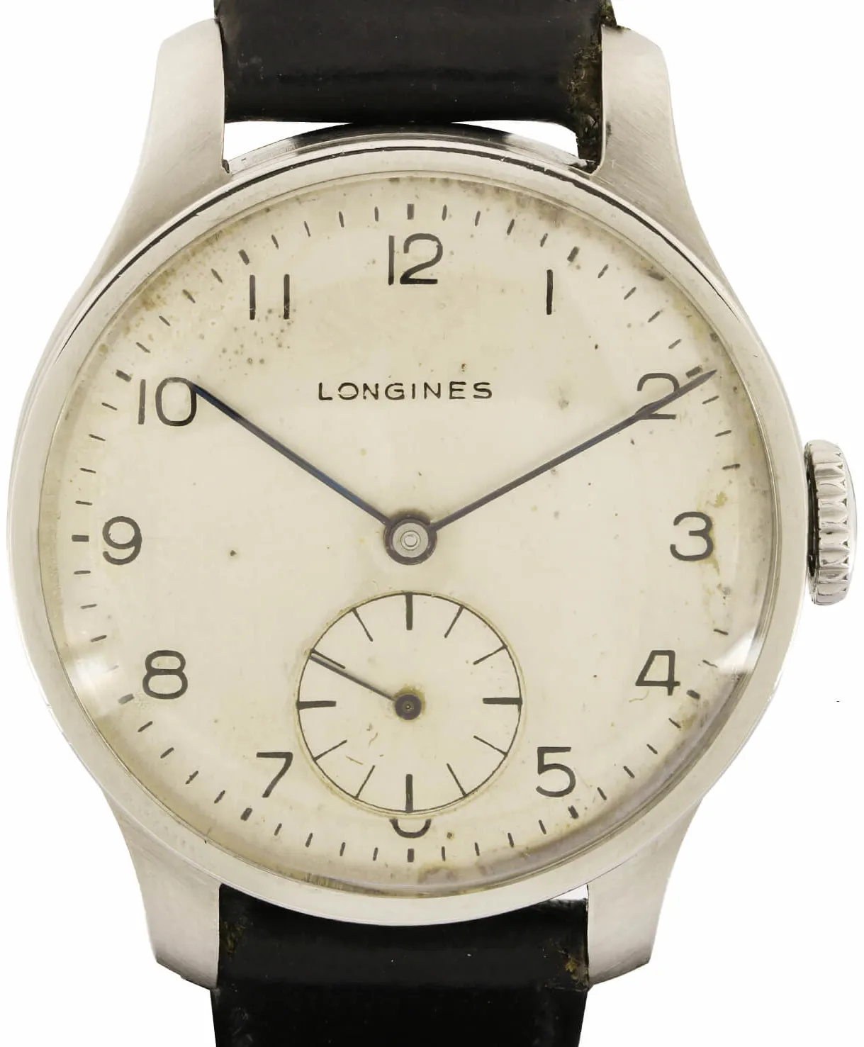 Longines 33mm Acciaio panna