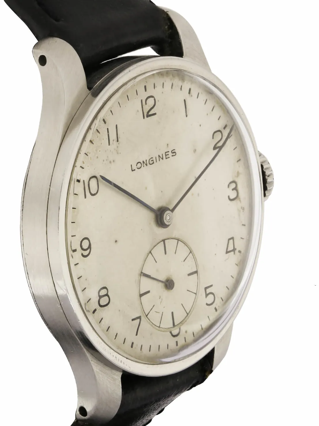 Longines 33mm Acciaio panna 4