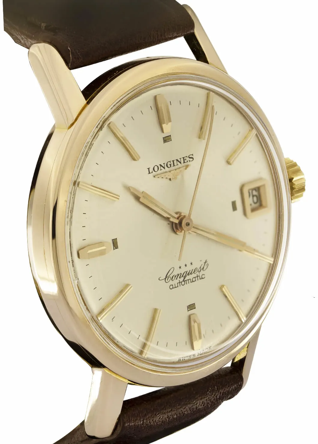 Longines Conquest 9025-15 35mm Oro rosa 18kt argento 1