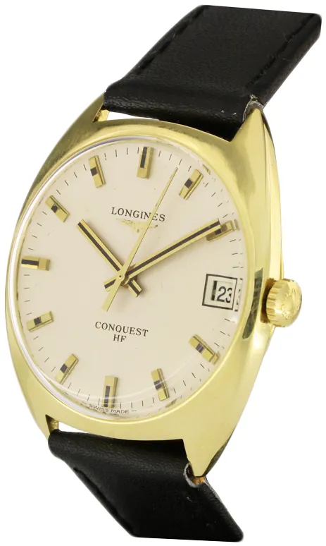 Longines Conquest 403418 33.5mm Oro giallo 18 kt Bianco 2