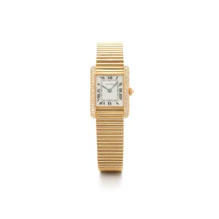 Cartier Tank Louis Yellow gold and Diamond