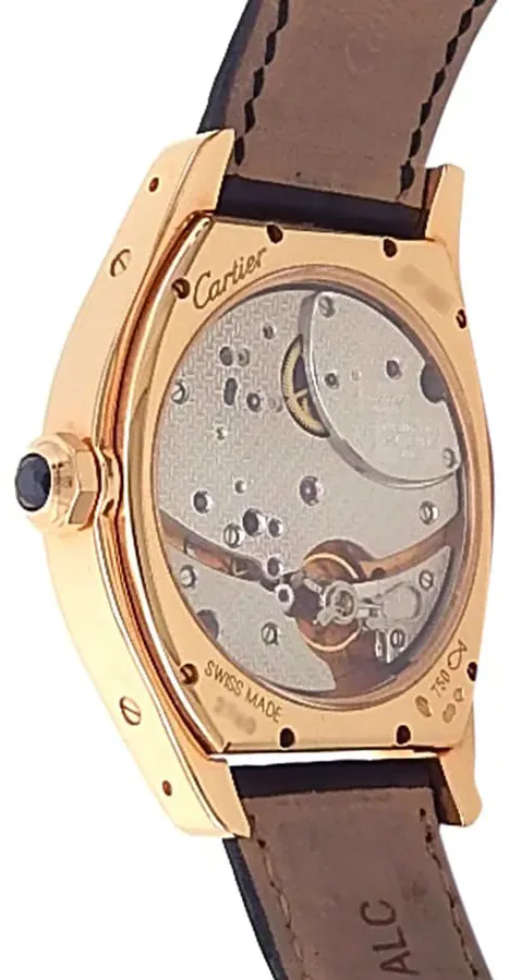 Cartier Tortue W1545851 38mm Rose gold Silver 4