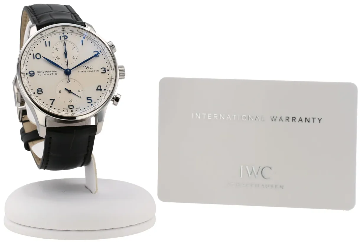 IWC Portuguese Chronograph 3714 41mm Stainless steel Silver 2