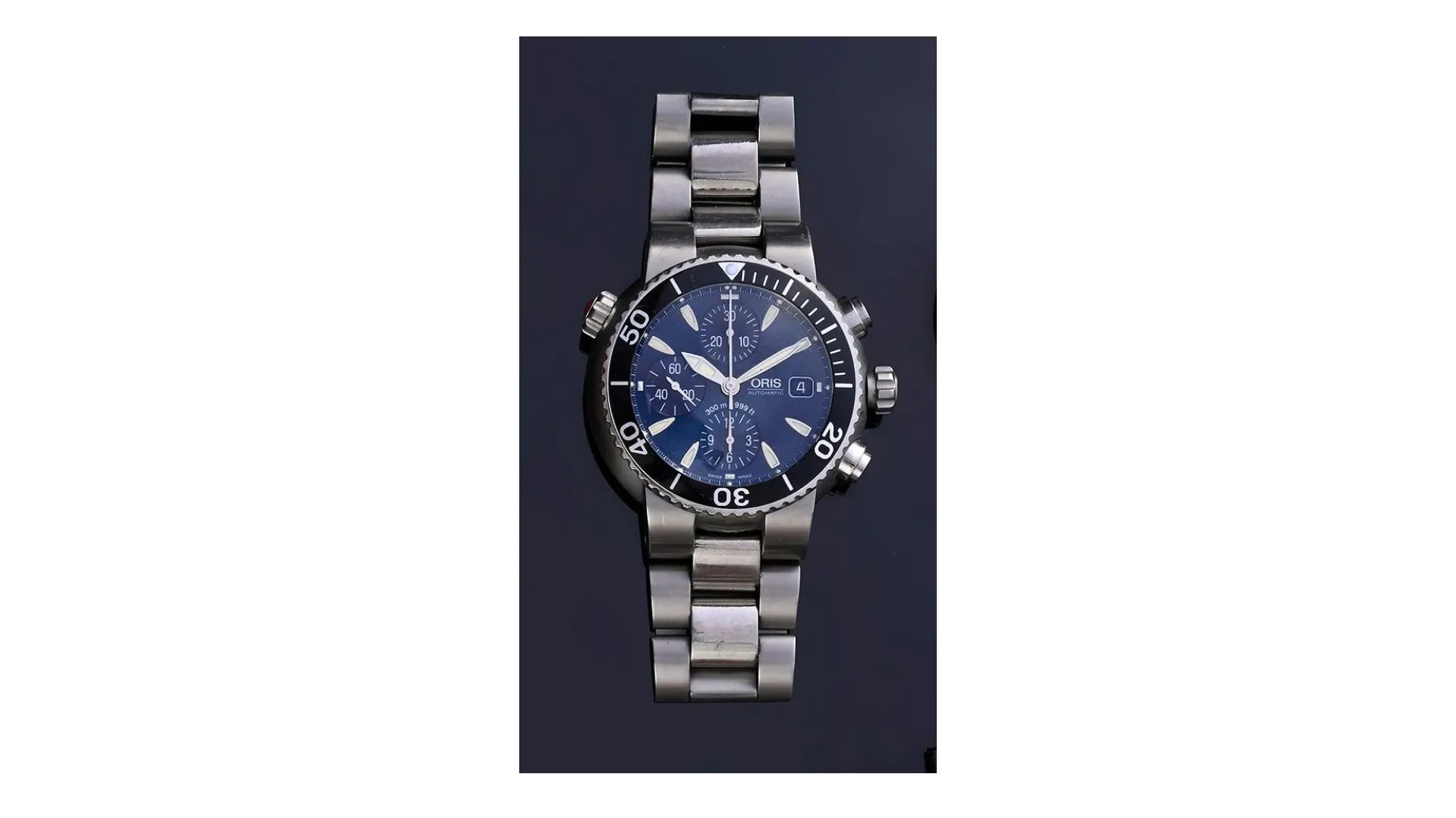 Oris Tubbataha Limited Edition 01 749 7663 7185 Titanium Blue 2012 United States Dealer EveryWatch