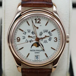 Patek Philippe Annual Calendar 5146R-001 Rose gold Beige